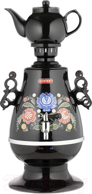 Электросамовар Centek CT-0091 B (черный/рисунок)