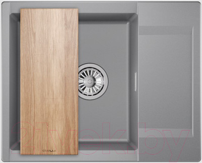 Мойка кухонная GRANULA ES-6202 (алюминиум)