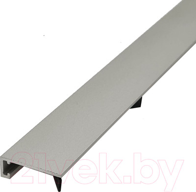 Микроплинтус Русский Профиль 18мм 2.4м (серебро матовое)