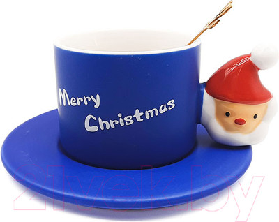 Кружка с блюдцем MONAMI SET-NG01 (с ложкой)