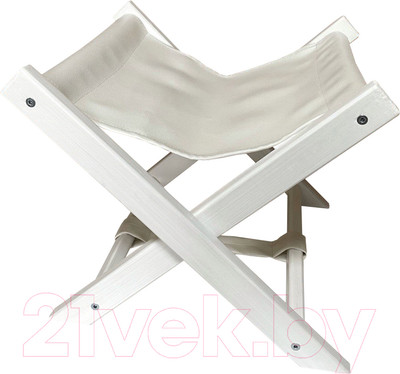 Подставка для сумки ОМурМебель Латте люкс 100 (белый глянец, экокожа)