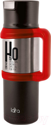 Термос для напитков Lara LR04-17 (черный)