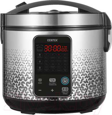 Мультиварка Centek CT-1499 (черный/сталь)