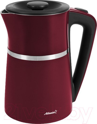 Электрочайник Atlanta ATH-2448 (бордовый)