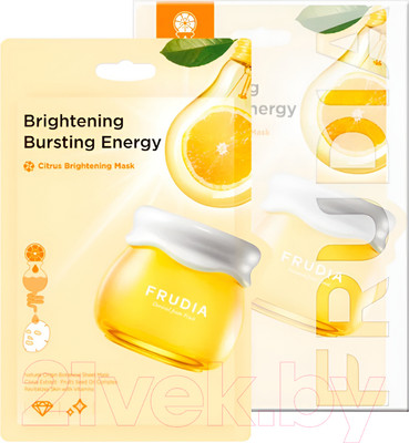 Набор масок для лица Frudia Для придания сияния с цитрусом (10x20мл)