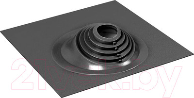 Проходка кровельная Везувий №17 75-200мм угловая (черный)