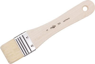 Кисть для рисования ГАММА Щетина №3 / 701003 (флейц)