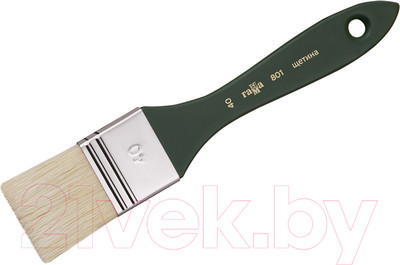 Кисть для рисования ГАММА Щетина №40 / 801040 (флейц)
