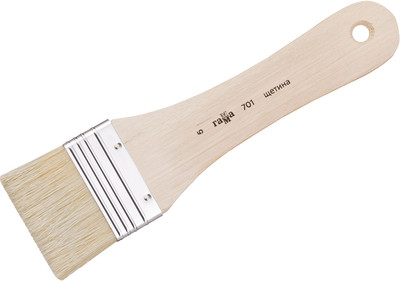 Кисть для рисования ГАММА Щетина №5 / 701005 (флейц)