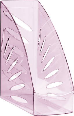 Лоток для бумаг Стамм Тропик / ЛТВ-31246 (тонированный розовый)