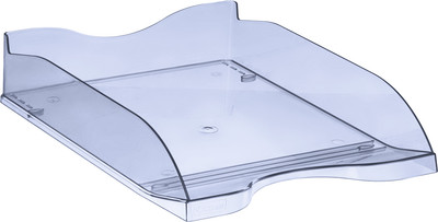 Лоток для бумаг Стамм Тропик / ЛТГ-31253 (тонированный голубой)