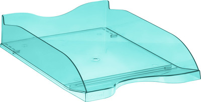 Лоток для бумаг Стамм Тропик / ЛТГ-31252 (тонированный мятный)