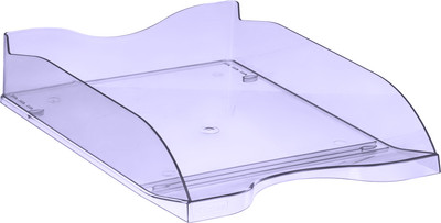 Лоток для бумаг Стамм Тропик / ЛТГ-31251 (тонированный фиолетовый)