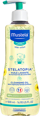 Средство для купания Mustela Масло Stelatopia Очищающее (500мл)