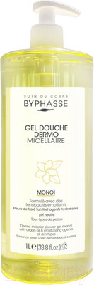 Гель для душа Byphasse Моной c экстрактом цветов тиаре Мицеллярный (1л)