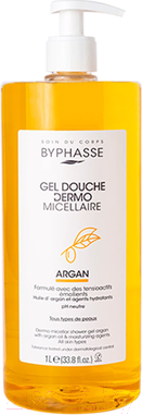 Гель для душа Byphasse Аргана с маслом арганы Мицеллярный (1л)