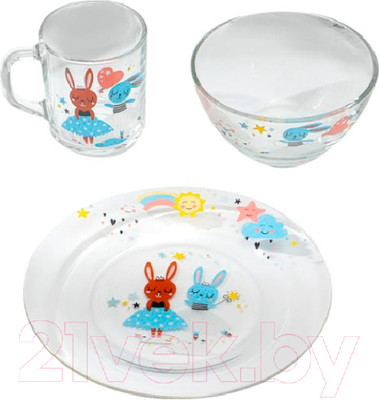 Набор столовой посуды ОСЗ Балерины / 2-18с2048 ДЗ