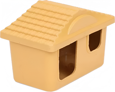 Домик для клетки Homepet 83374 (11x8x7, бежевый)