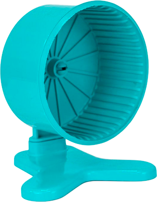 Колесо беговое для клетки Homepet 83348 (9см, бирюзовый)