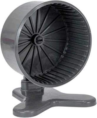 Колесо беговое для клетки Homepet 83351 (9см, серый)