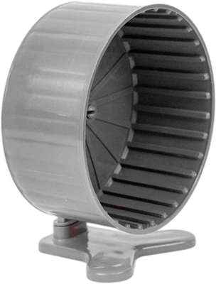 Колесо беговое для клетки Homepet 83356 (14см, серый)