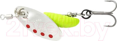 Блесна Savage Gear Grub Spinners Silver/Red/Lime / 82456