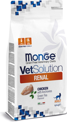 Сухой ветеринарный корм для кошек Monge Vet Solution Renal (1.5кг)