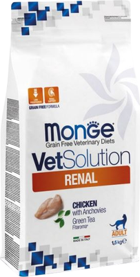 Сухой ветеринарный корм для кошек Monge Vet Solution Renal (1.5кг)