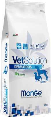 Сухой ветеринарный корм для собак Monge Vet Solution Dermatosis (12кг)