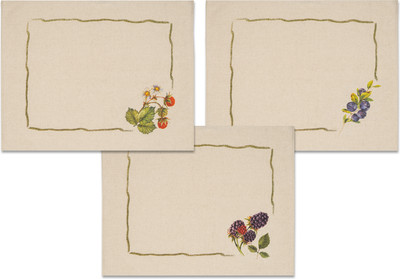 Набор полотенец Pole Kvetak (Беларускі лён) 45x60 22С145-ШР+К/п.р/фкор (1 379-Лесные ягоды-3/сорт 1)