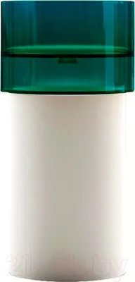 Умывальник Abber Kristall AT2701White-Aquamarin-H (белый/бирюзовый)