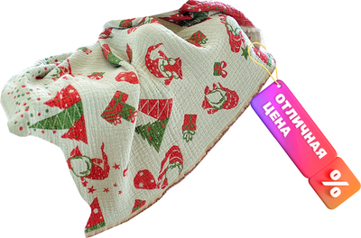 Плед Pole Kvetak (Беларускі лён) 130x100 20С113-ШР/у./л.с.уп. (2 727-Эльфы/сорт 1)