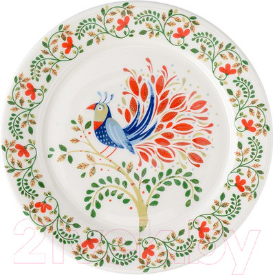 Тарелка закусочная (десертная) Liberty Jones Birds Of Paradise. Fantail Bird / LJ0000169
