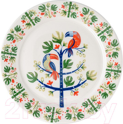 Тарелка закусочная (десертная) Liberty Jones Birds Of Paradise. Toucan / LJ0000172