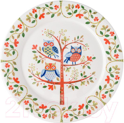 Тарелка столовая обеденная Liberty Jones Birds Of Paradise. Owl / LJ0000163