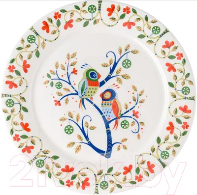 Тарелка столовая обеденная Liberty Jones Birds Of Paradise. Love Birds / LJ0000166