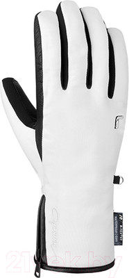 Перчатки лыжные Reusch Tiffany R-Tex XT / 6331248-1101 (р-р 8, White/Black)