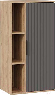 Шкаф навесной ТриЯ Хилтон (дуб крафт золотой/графит матовый)