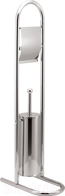 Стойка для туалетной бумаги с ершиком Caspian 90027