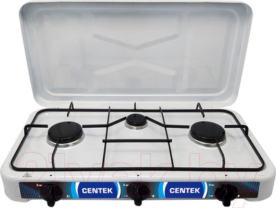 Газовая настольная плита Centek CT-1522 (белый)