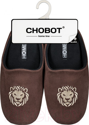 Тапочки домашние HOME Line 04-113 (р.40-41, Лев, темно-коричневый)
