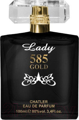 Парфюмерная вода Chatler 585 Gold Lady (100мл)