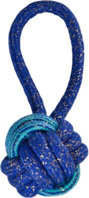Игрушка для собак Homepet Seaside Узел из каната / 80555 (синий/голубой)