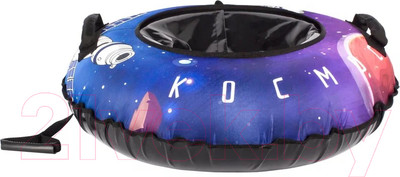 Тюбинг-ватрушка Snowstorm BZ-90 Space / W112868 (90см, фиолетовый/черный)