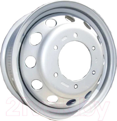 Штампованный диск Accuride FO616011 16x6" 6x180мм DIA 138.8мм ET 109.5мм Silver