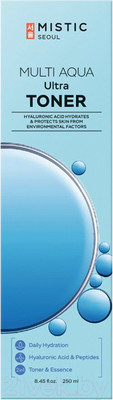 Тонер для лица Mistic Multi Aqua Ultra Глубокоувлажняющий с гиалуроновой кислотой (250мл)