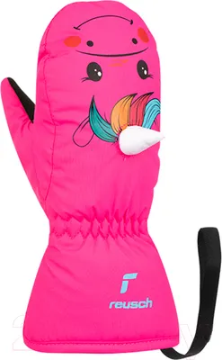 Варежки лыжные Reusch Sweety Mitten / 6285470-9034 (р-р 1, Pink Unicorn)