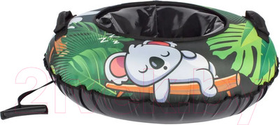 Тюбинг-ватрушка Snowstorm BZ-100 Koala / W112891 (100см, зеленый/черный)
