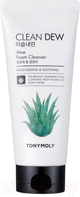 Пенка для умывания Tony Moly Clean Dew Aloe Foam Cleanser (180мл)