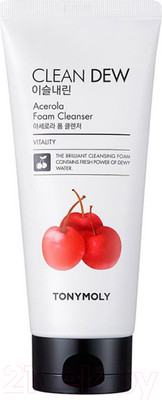 Пенка для умывания Tony Moly Clean Dew Acerola Foam Cleanser (180мл)